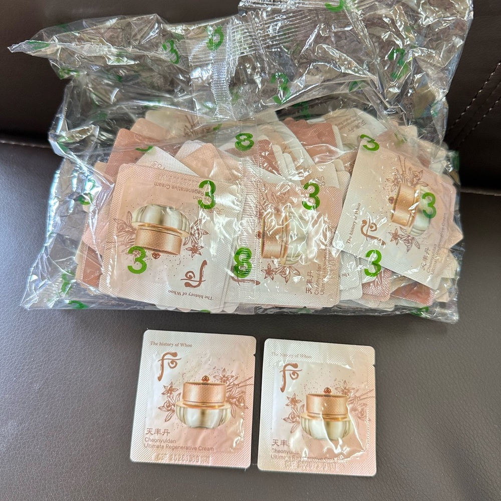 The history of Whoo Cheonyuldan Ultimate Regenerative Cream 1ml x 30pcs(30ml)